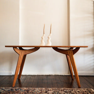 Mid Century Victorian Ash Dining Table