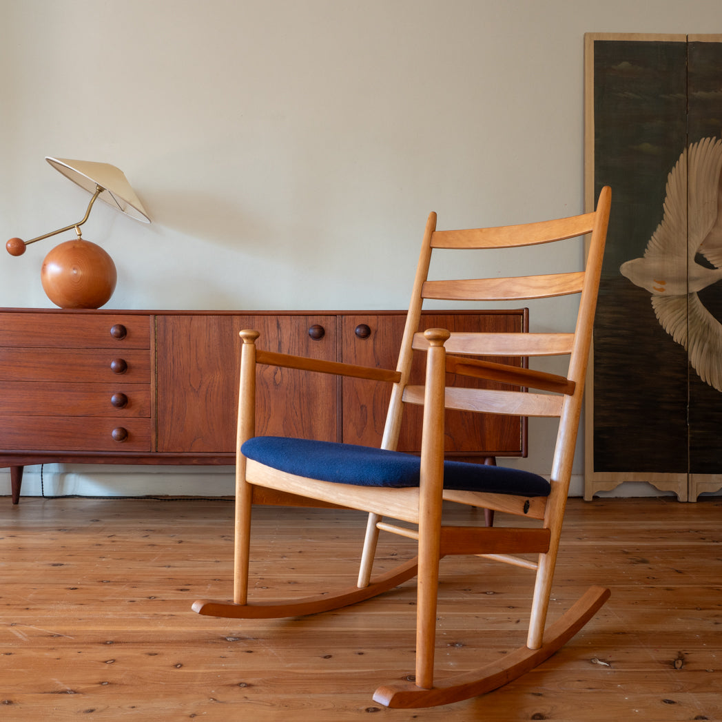 Danish Modern Danish Rocker Mid Century Furniture Niels Eilersen