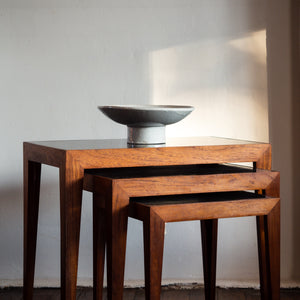 Vintage Nesting tables close up