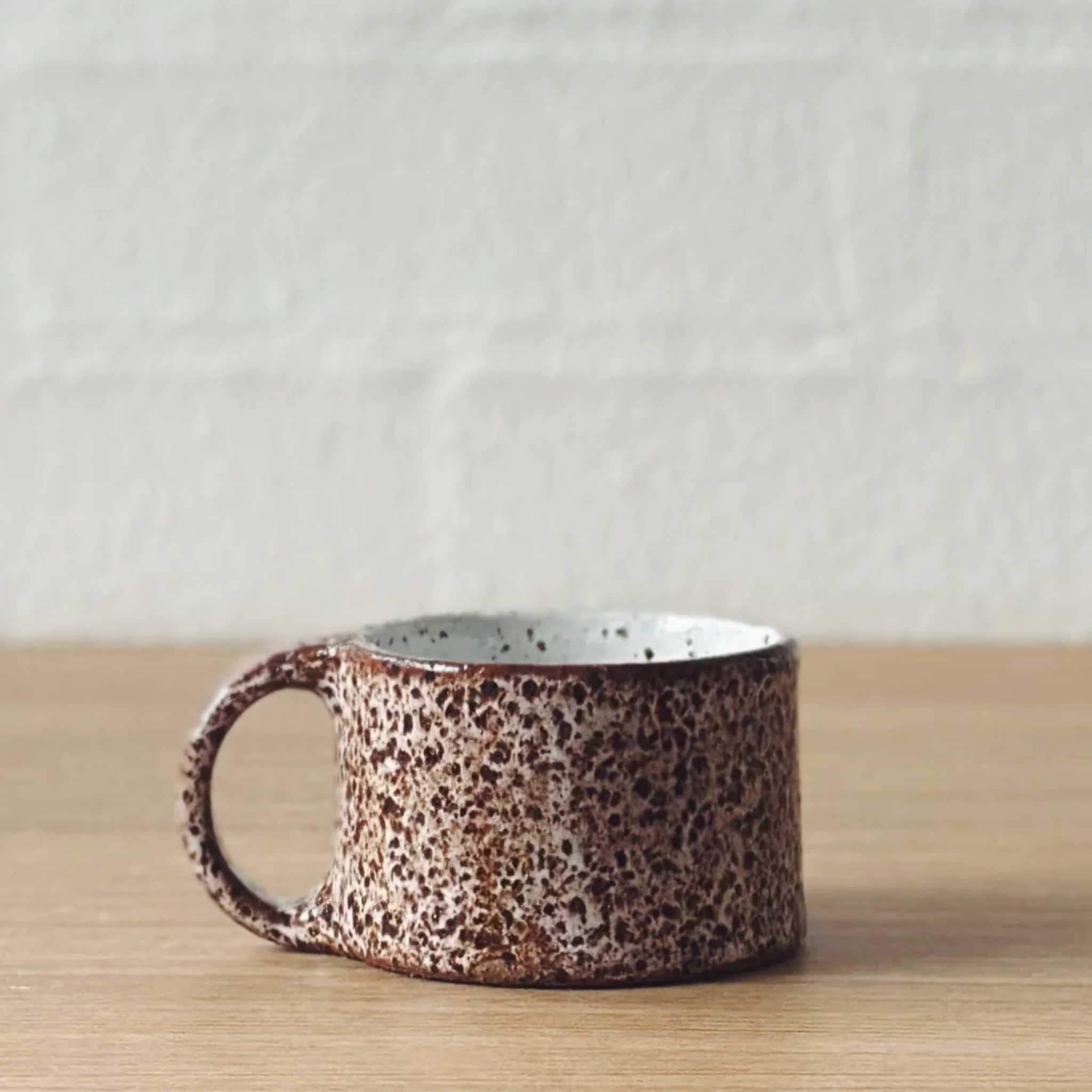 Speckled mug side